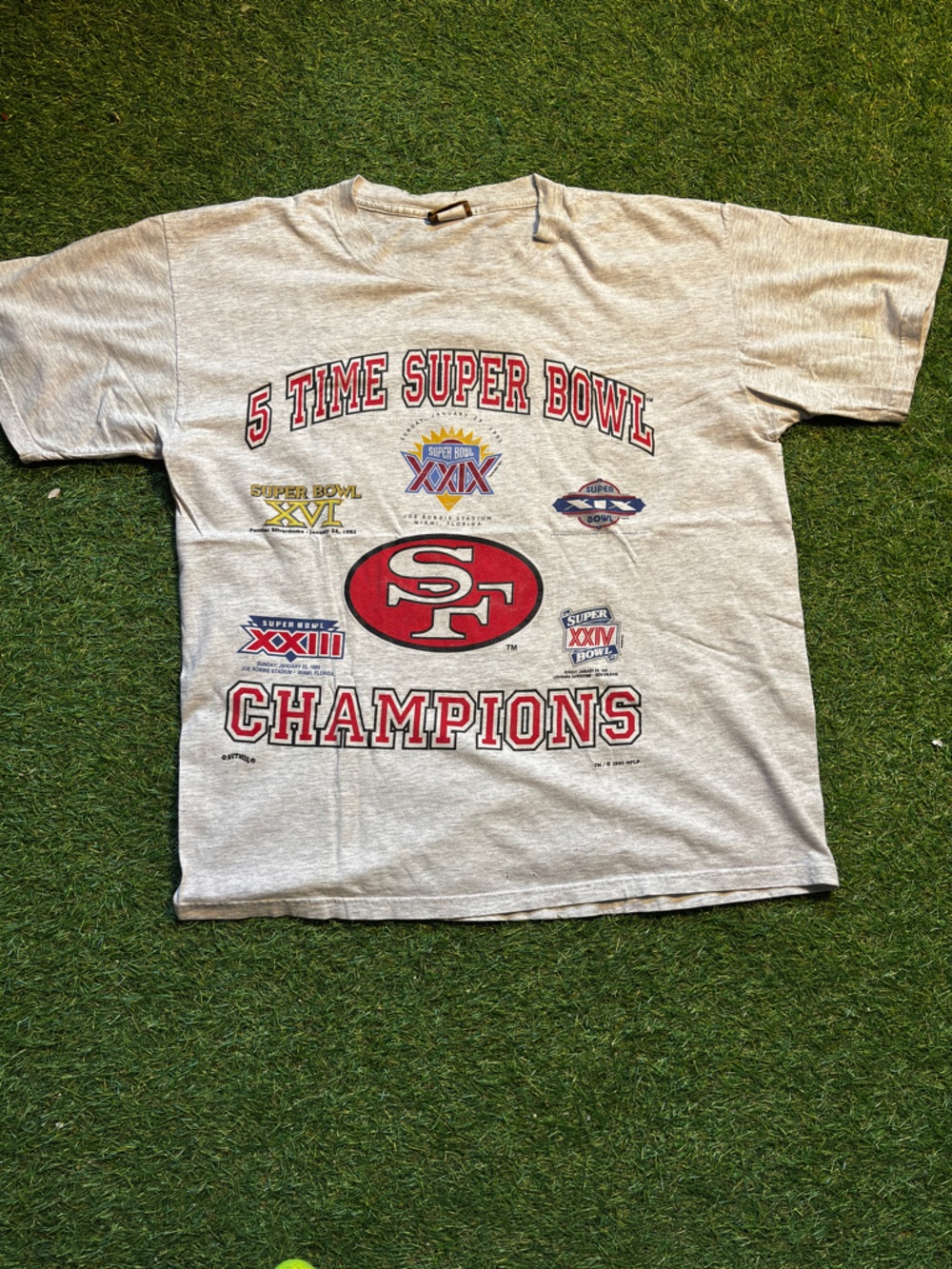 San Francisco 49ers Champions Super Bowl 90s T shirt